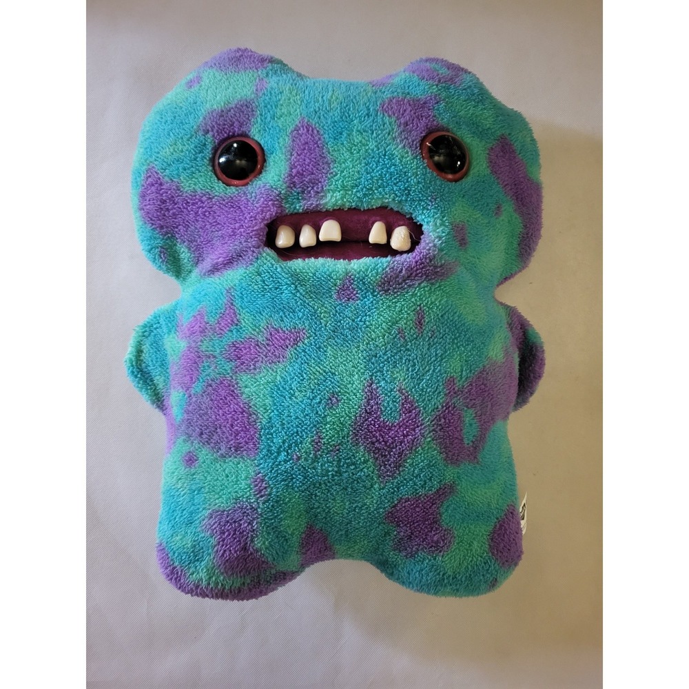 Fuggler Funny Ugly Monster Kids Teal Purple Plush Teddy Bear 18 Inch